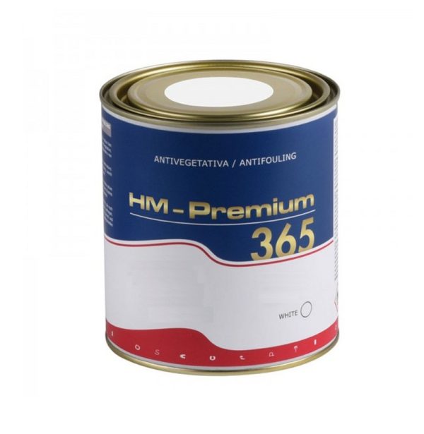 Antivegetativa Premium 365 auto levigante colore bianco barattolo da 2,5 L ideale per cabinati da 5 a 7 Mt