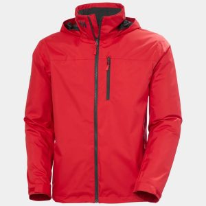 Helly Hansen Crew Midlayer Sailing Jacket giacca imbottita uomo ultima taglia XL rossa cappuccio a scomparsa