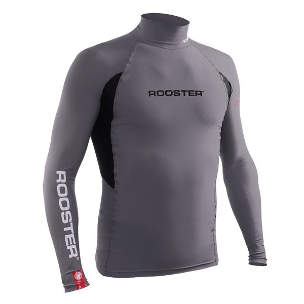Rooster maglia in lycra Unisex di alta qualit&agrave; a maniche lunghe protezione UV 50+