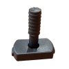 Snodo in gomma basico per prolunga timone realizzato con polimero gommoso Interasse standard da 32 mm