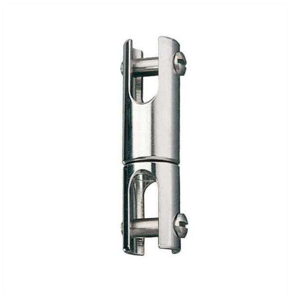 Girella Ronstan per avvolgifiocco su sfere in acciao inox a doppia forcella - fino a 1700 Kg, da testa d'albero