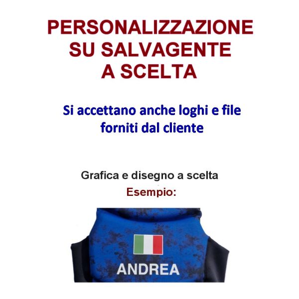 Servizio di personalizzazione salvagenti